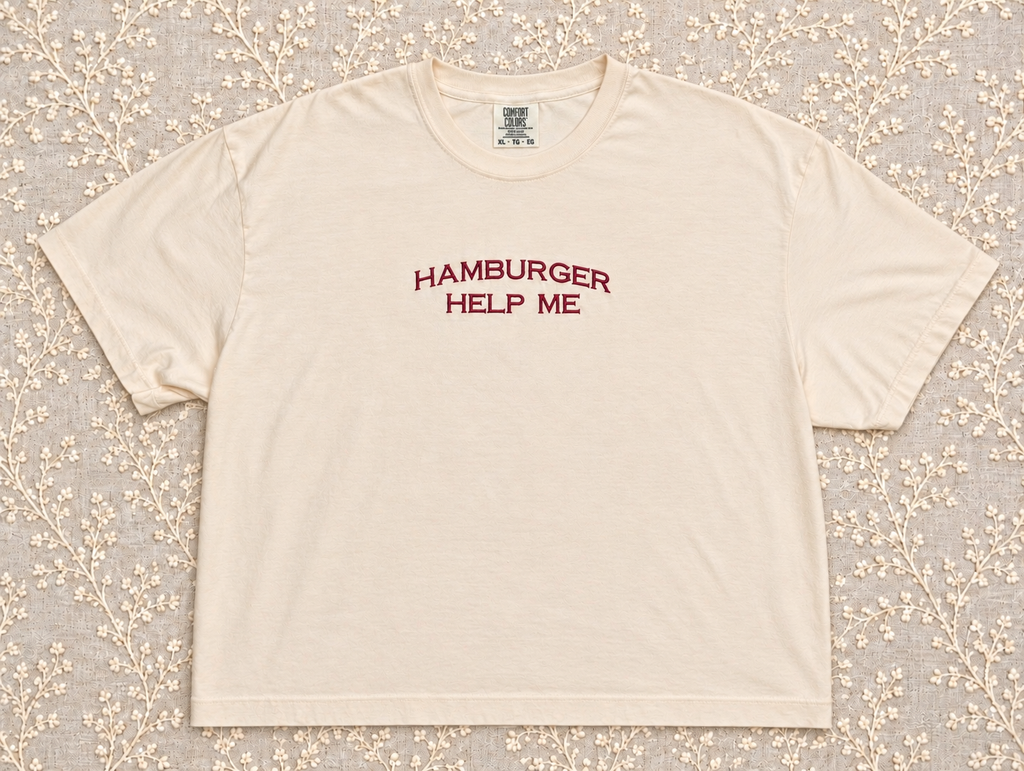 Hamburger Help Me T-Shirt