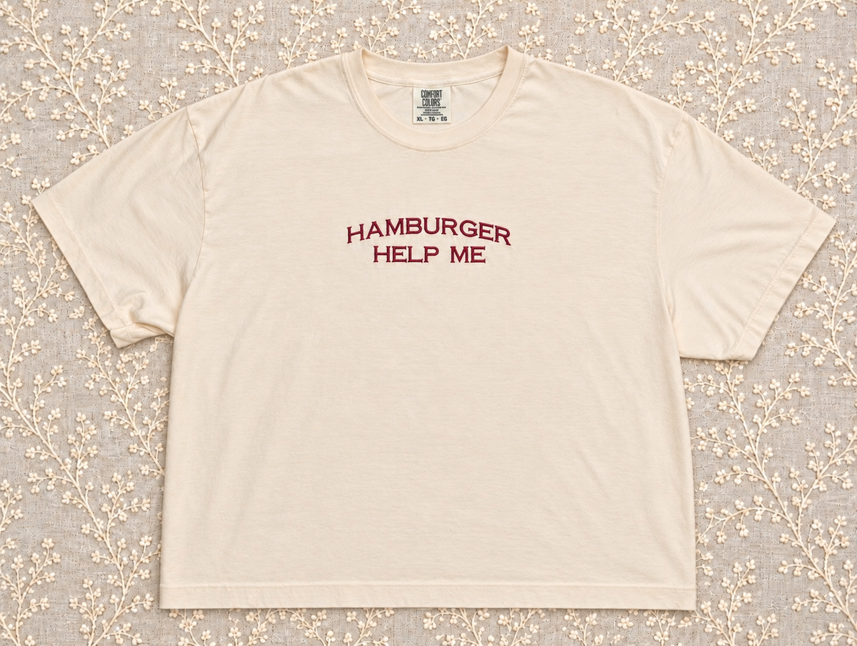 Hamburger Help Me T-Shirt